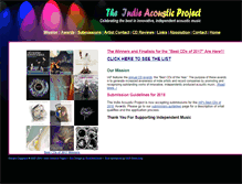 Tablet Screenshot of indieacoustic.com